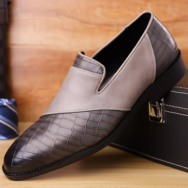 Refined Polished Leather Loafers