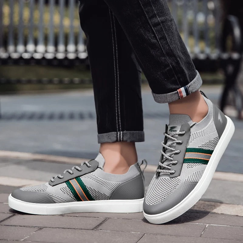 Knit Sneakers with Cushioned Sole