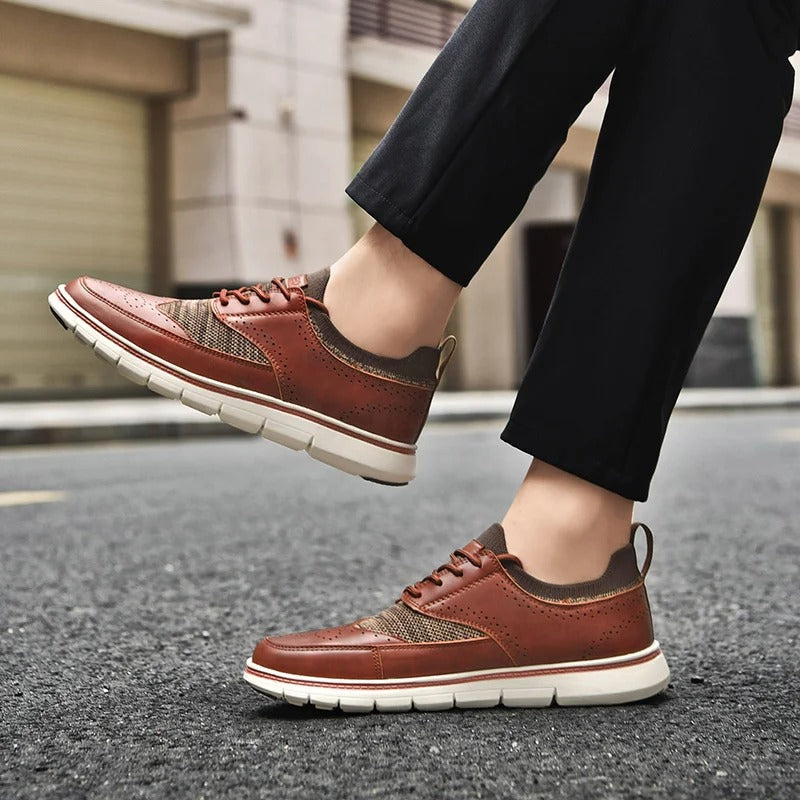 Sneakers with Shock-Absorbing Sole
