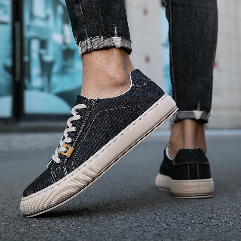 Canvas Sneakers with Slip-Resistant Tread