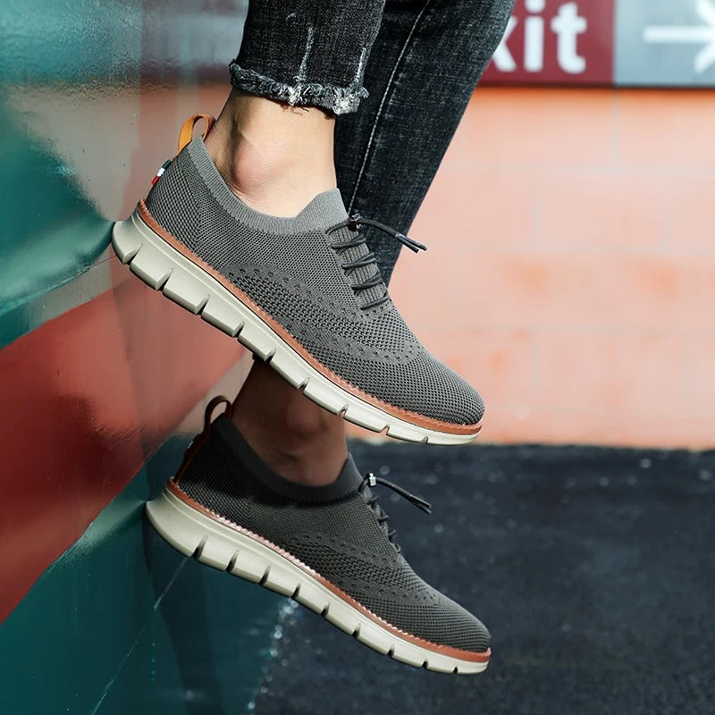 Mesh Sneakers with Breathable Upper