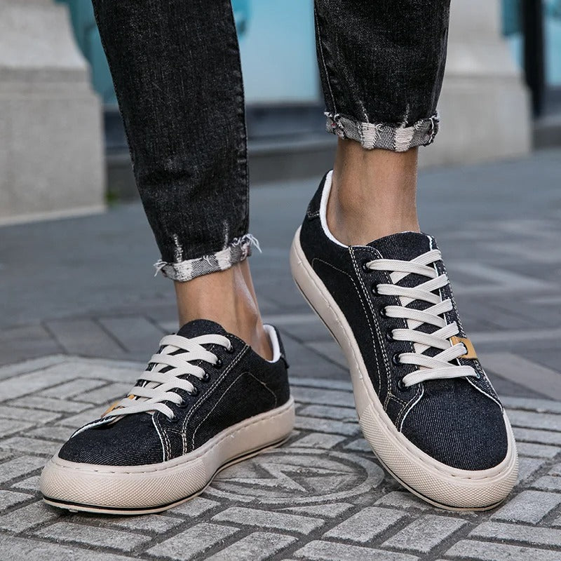 Canvas Sneakers with Slip-Resistant Tread
