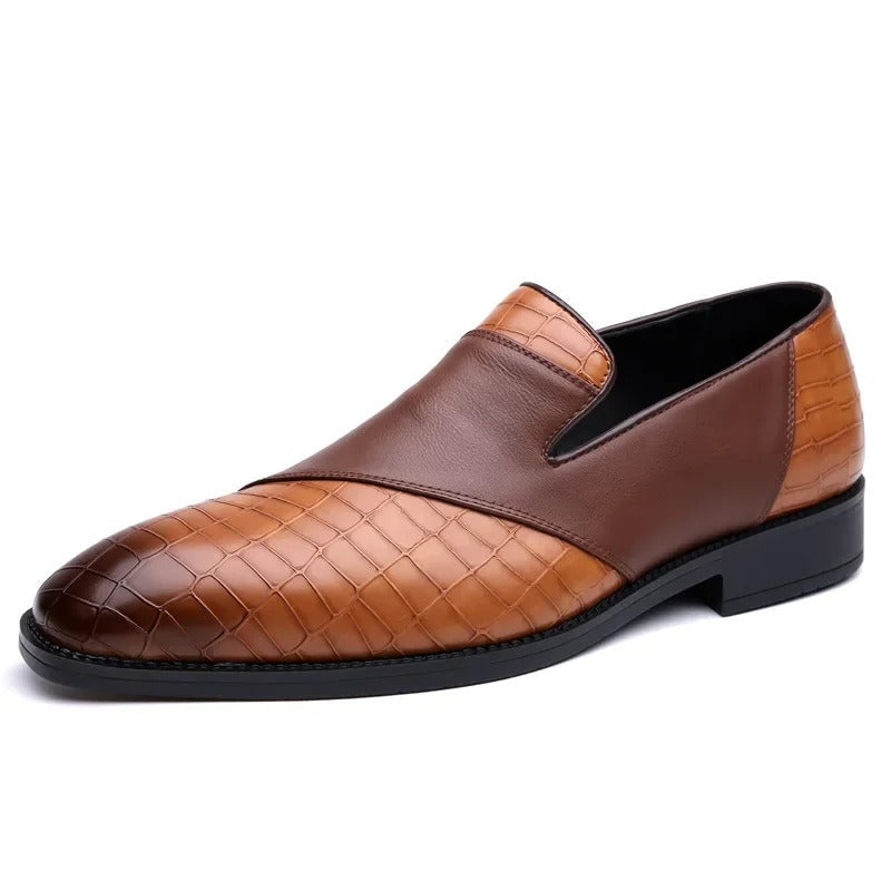Refined Polished Leather Loafers