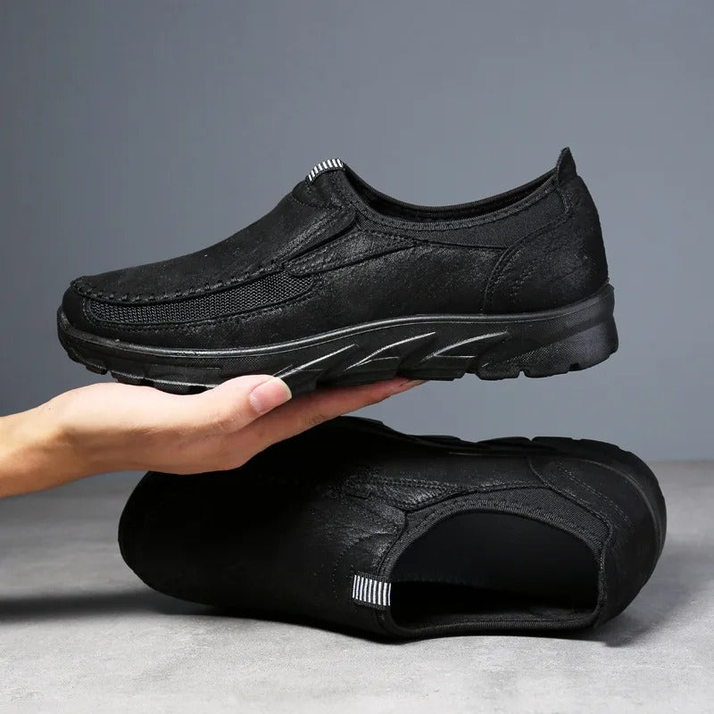 Mesh Loafers with Reinforced Stitching