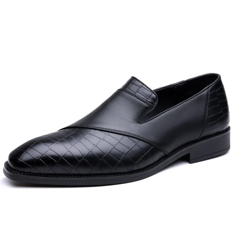 Refined Polished Leather Loafers