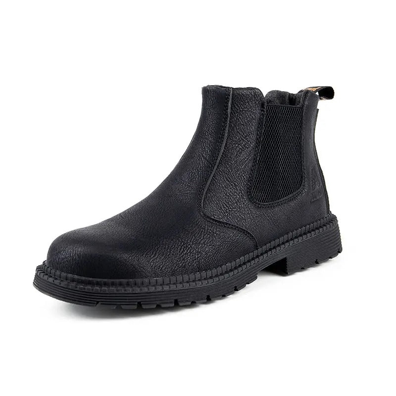 Mesh Chelsea Boots with Rubber Sole