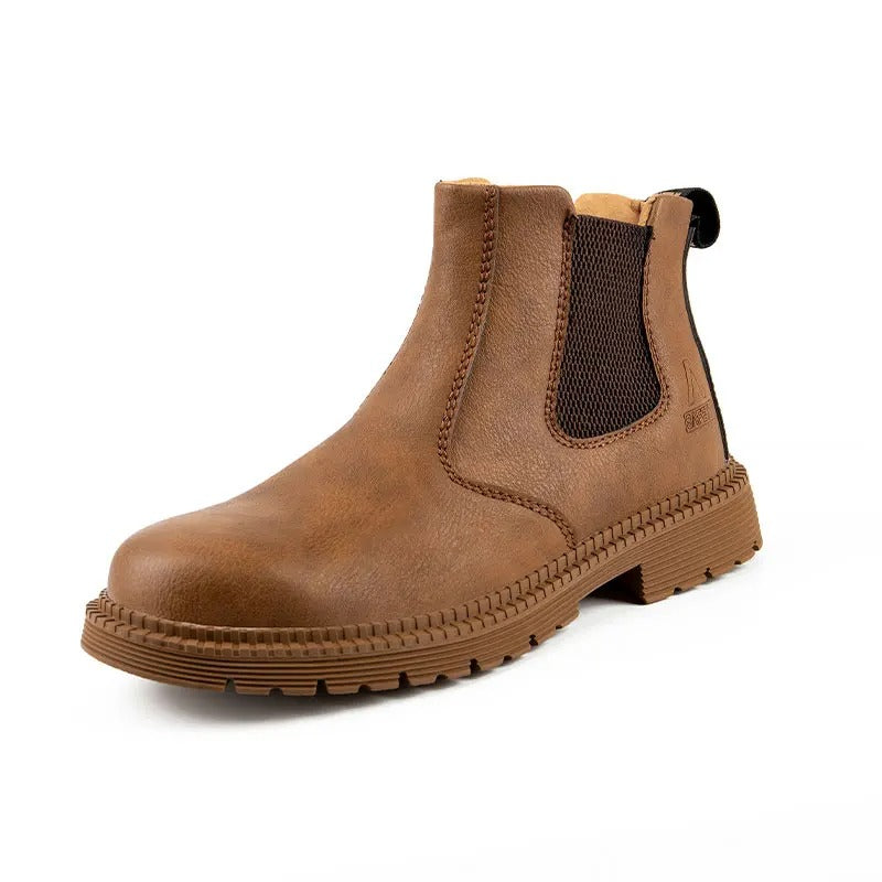 Mesh Chelsea Boots with Rubber Sole