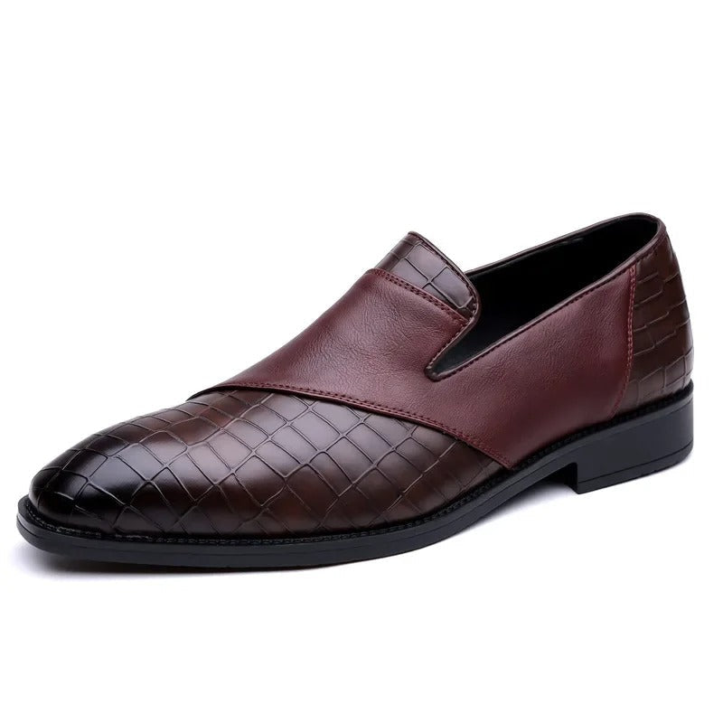 Refined Polished Leather Loafers
