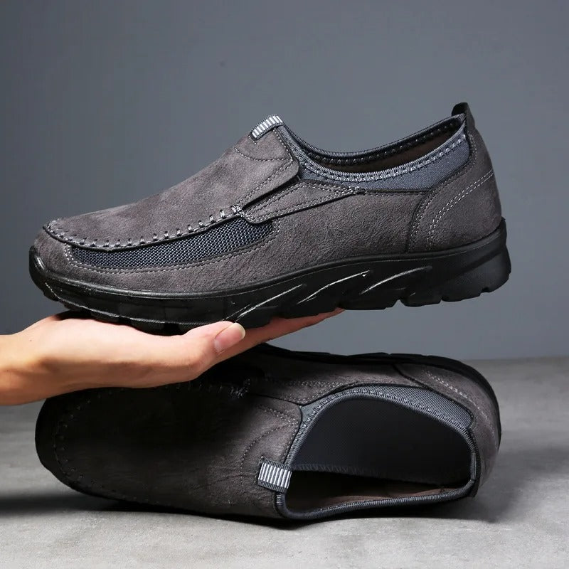 Mesh Loafers with Reinforced Stitching