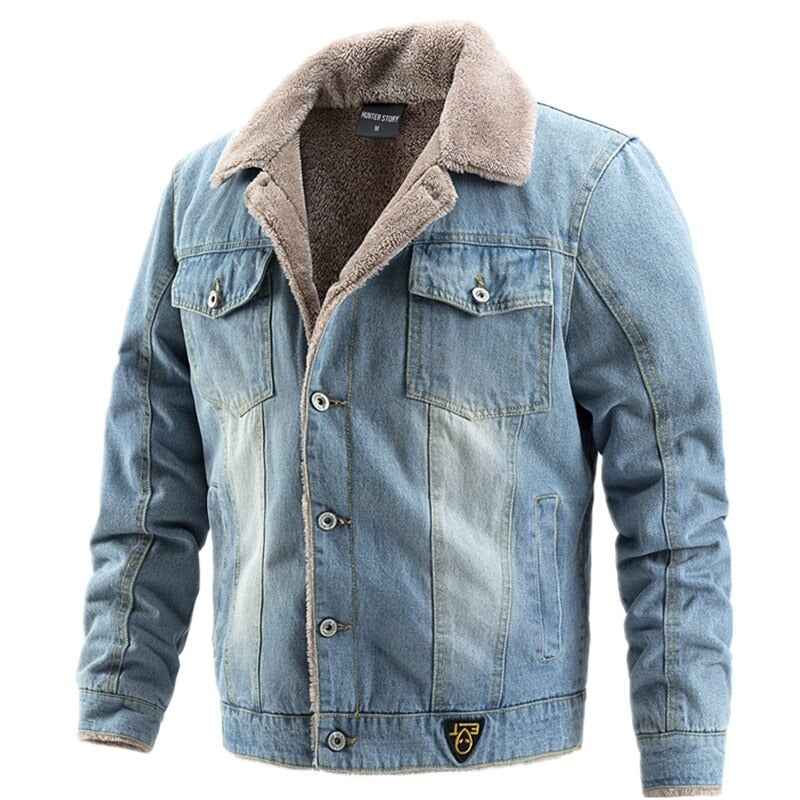 Denim Jacket with Lined