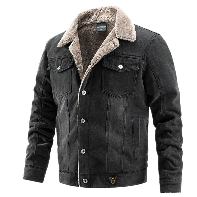 Denim Jacket with Lined