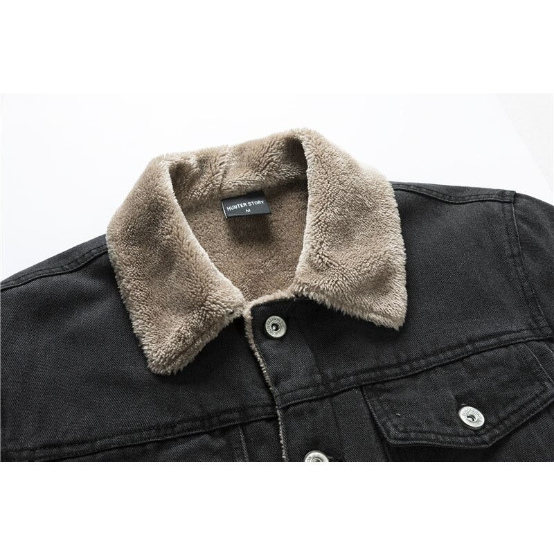 Denim Jacket with Lined