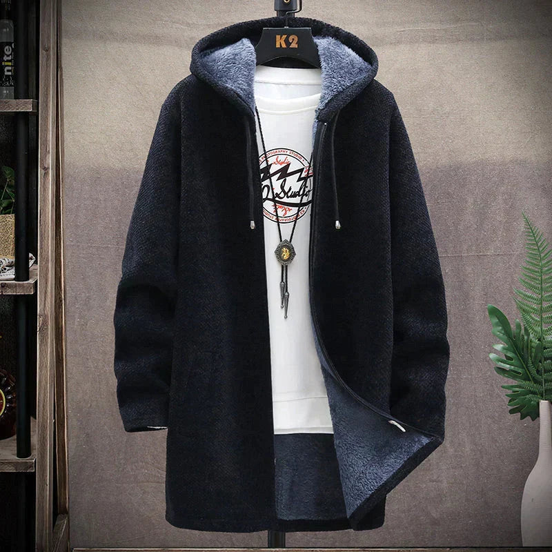Knit Cardigan with Hood