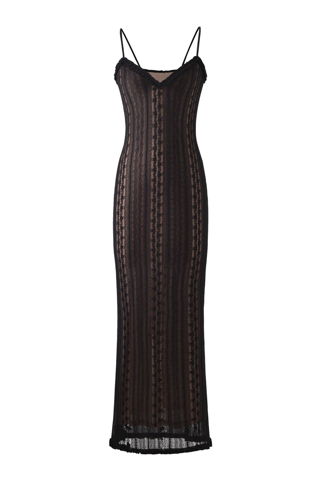 Coordinated Melinda V-Neck Lace Set