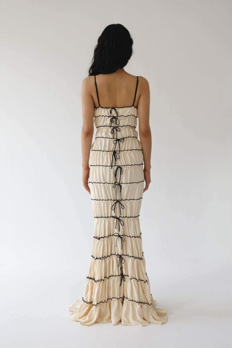 Melissa Ruffled Tunnel Maxi-Length Dress