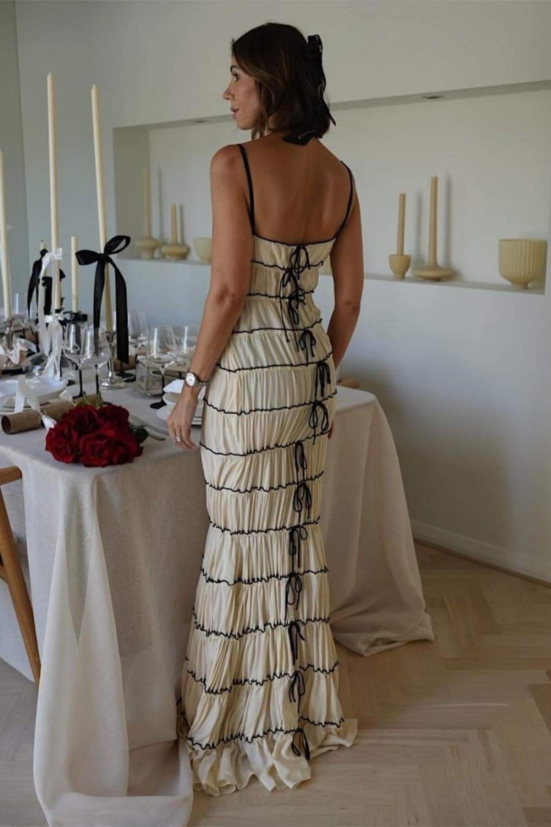 Melissa Ruffled Tunnel Maxi-Length Dress