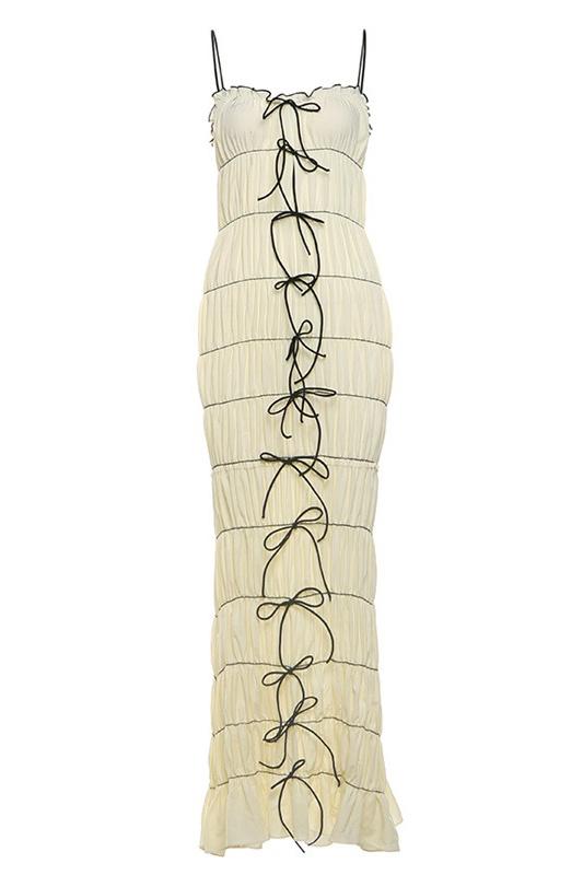 Melissa Ruffled Tunnel Maxi-Length Dress