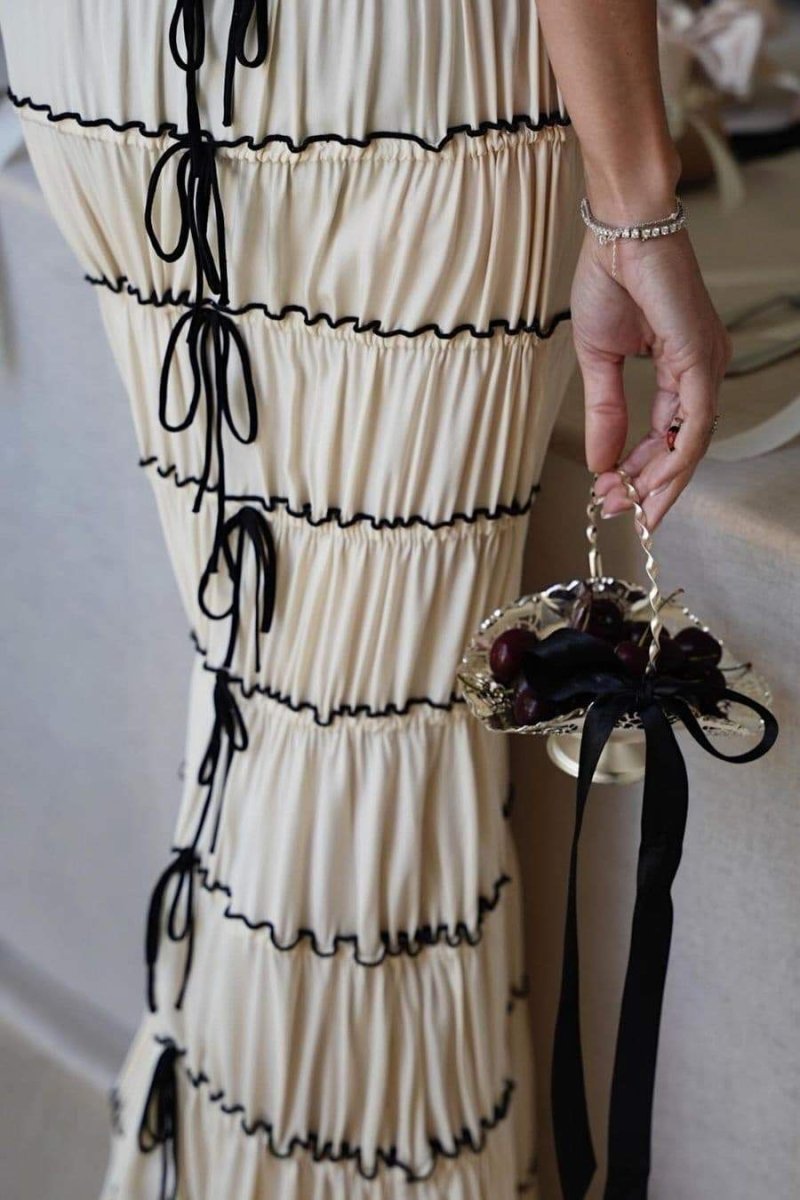 Melissa Ruffled Tunnel Maxi-Length Dress