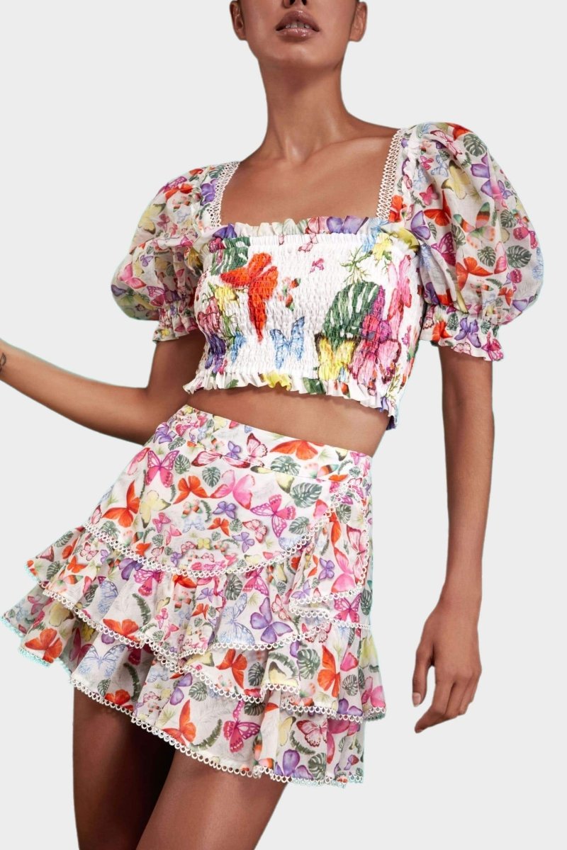 Mona Butterfly Patterned Set
