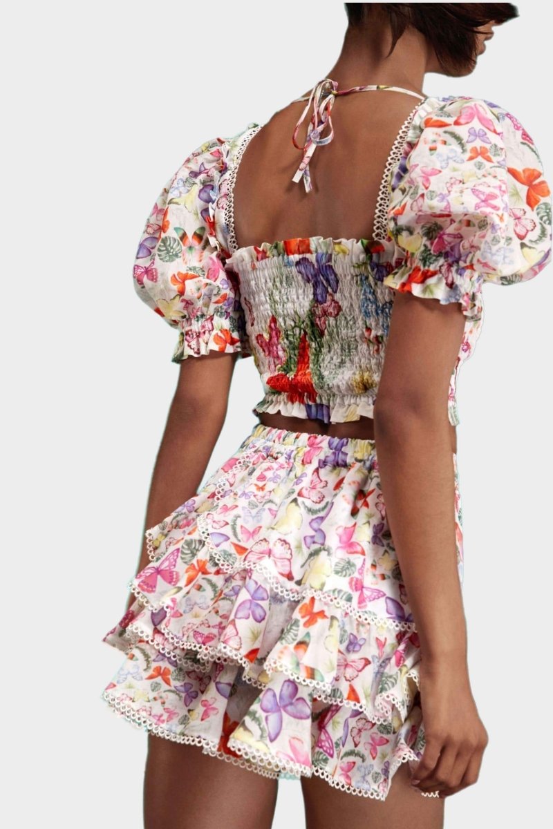 Mona Butterfly Patterned Set