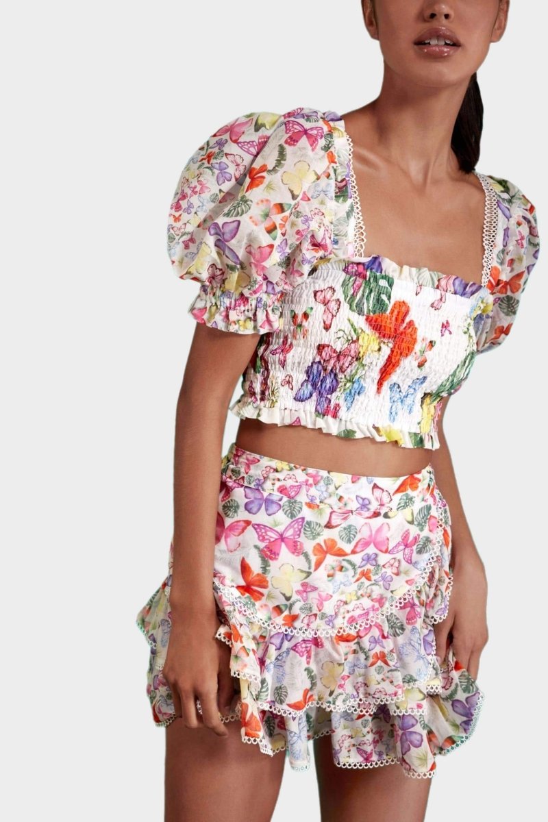 Mona Butterfly Patterned Set