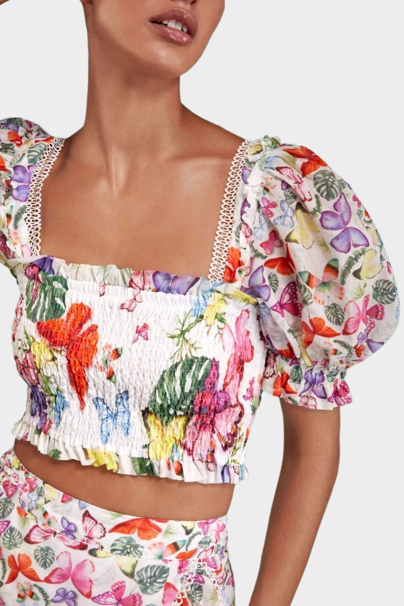 Mona Butterfly Patterned Set