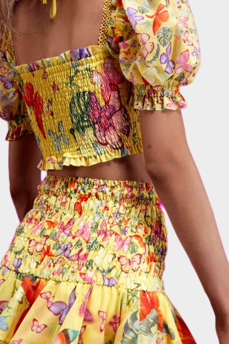 Mona Butterfly Patterned Set