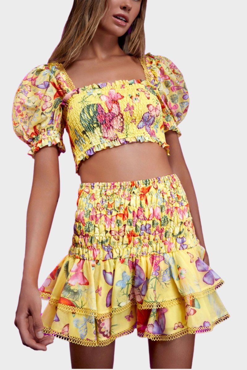 Mona Butterfly Patterned Set