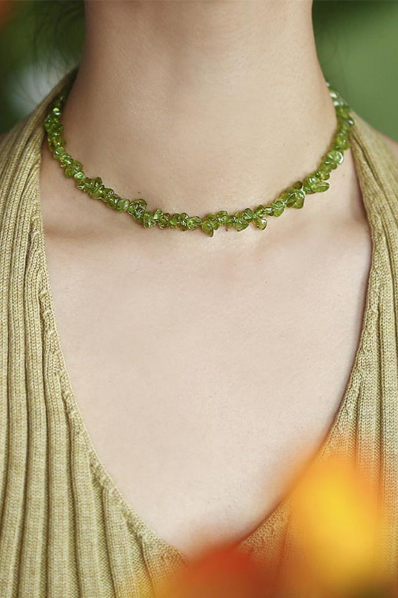 Statement Nora Irregular Crystal Necklace