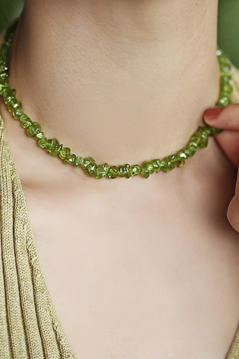 Statement Nora Irregular Crystal Necklace