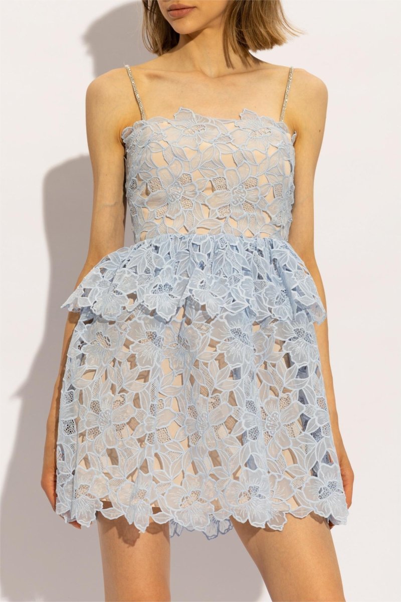 Ophelia Lace Tiered Cami Mini-Length Dress