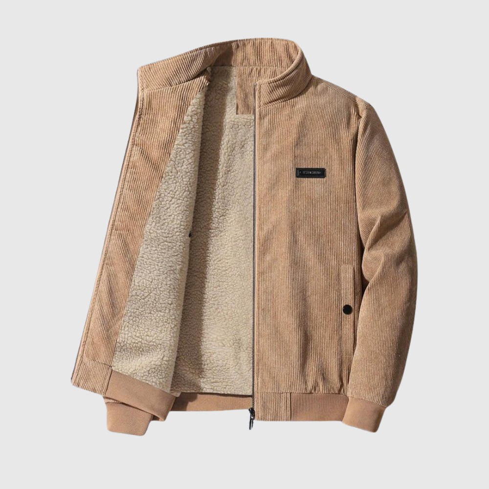 Lightweight Jacket with Button Front