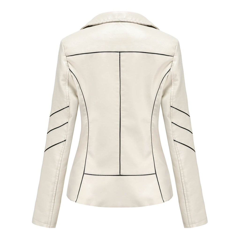Casual Leather Blazer