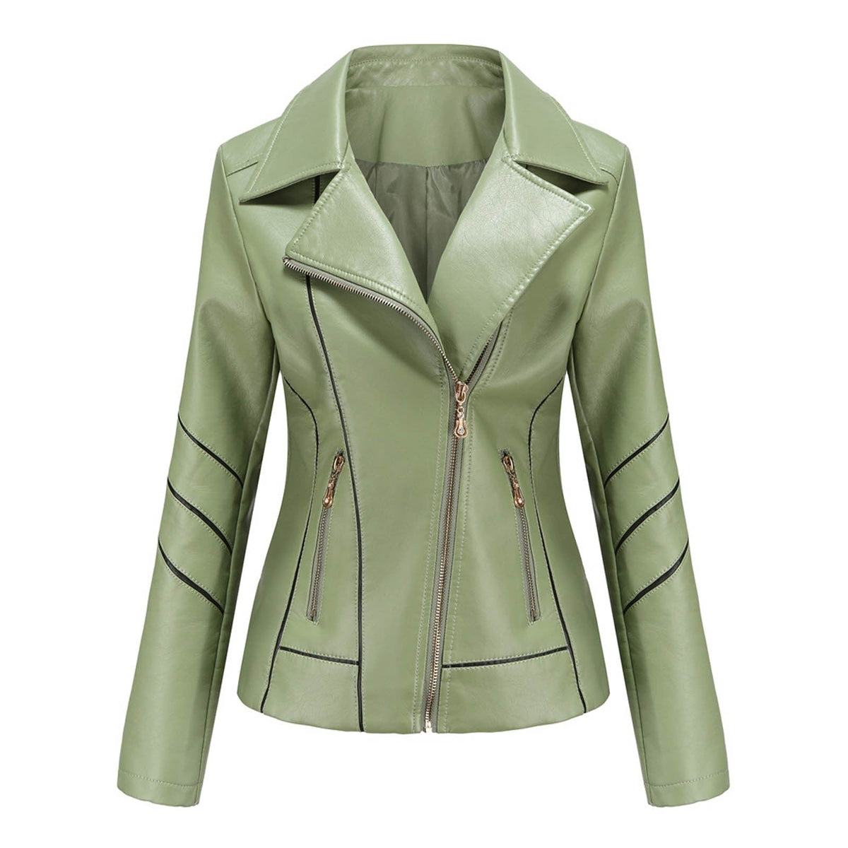 Casual Leather Blazer