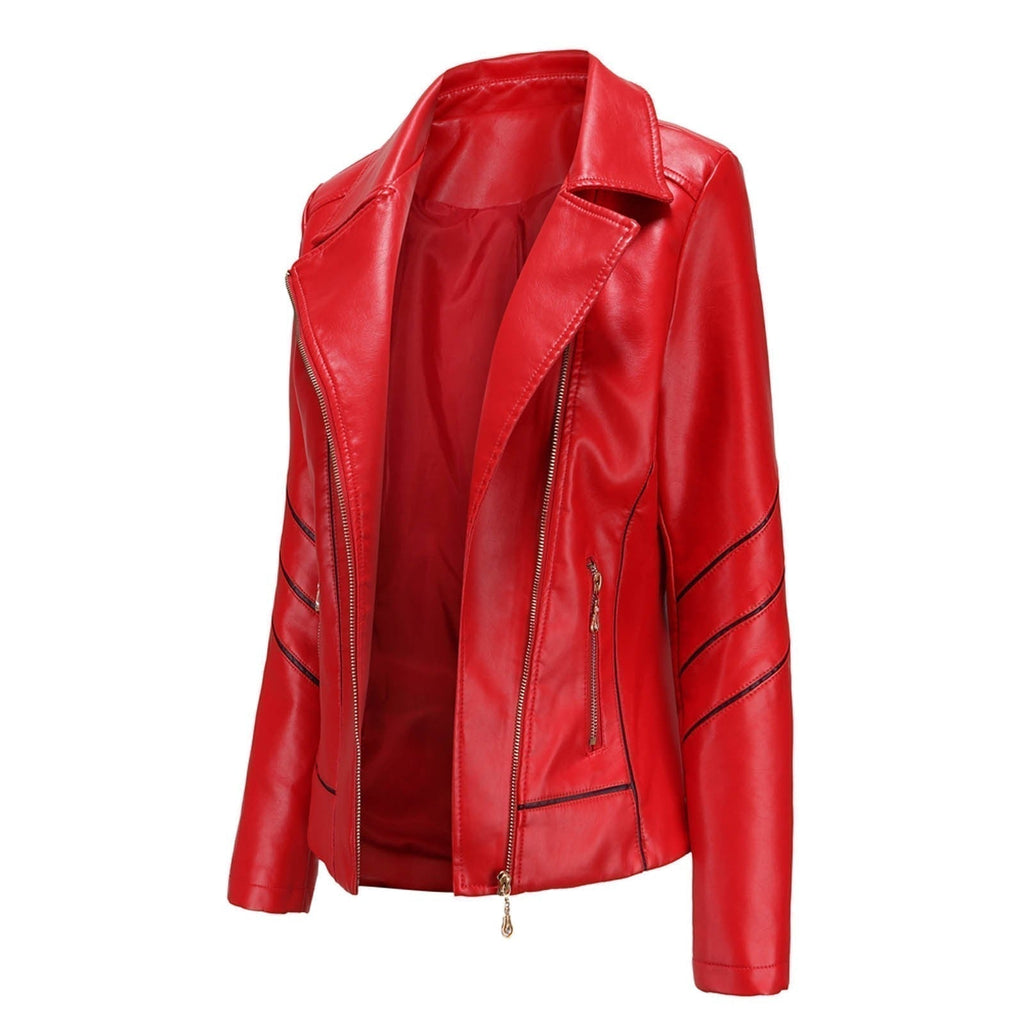 Casual Leather Blazer
