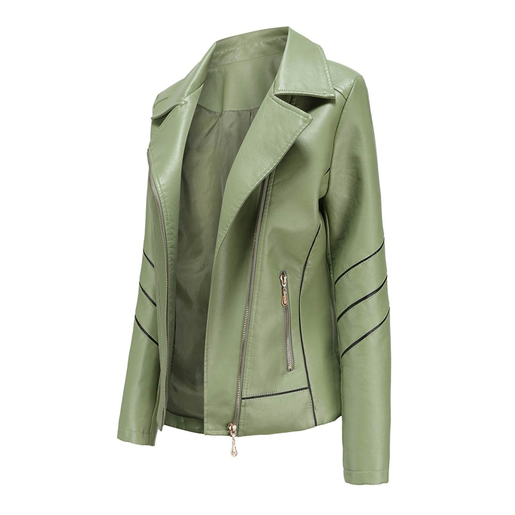 Casual Leather Blazer