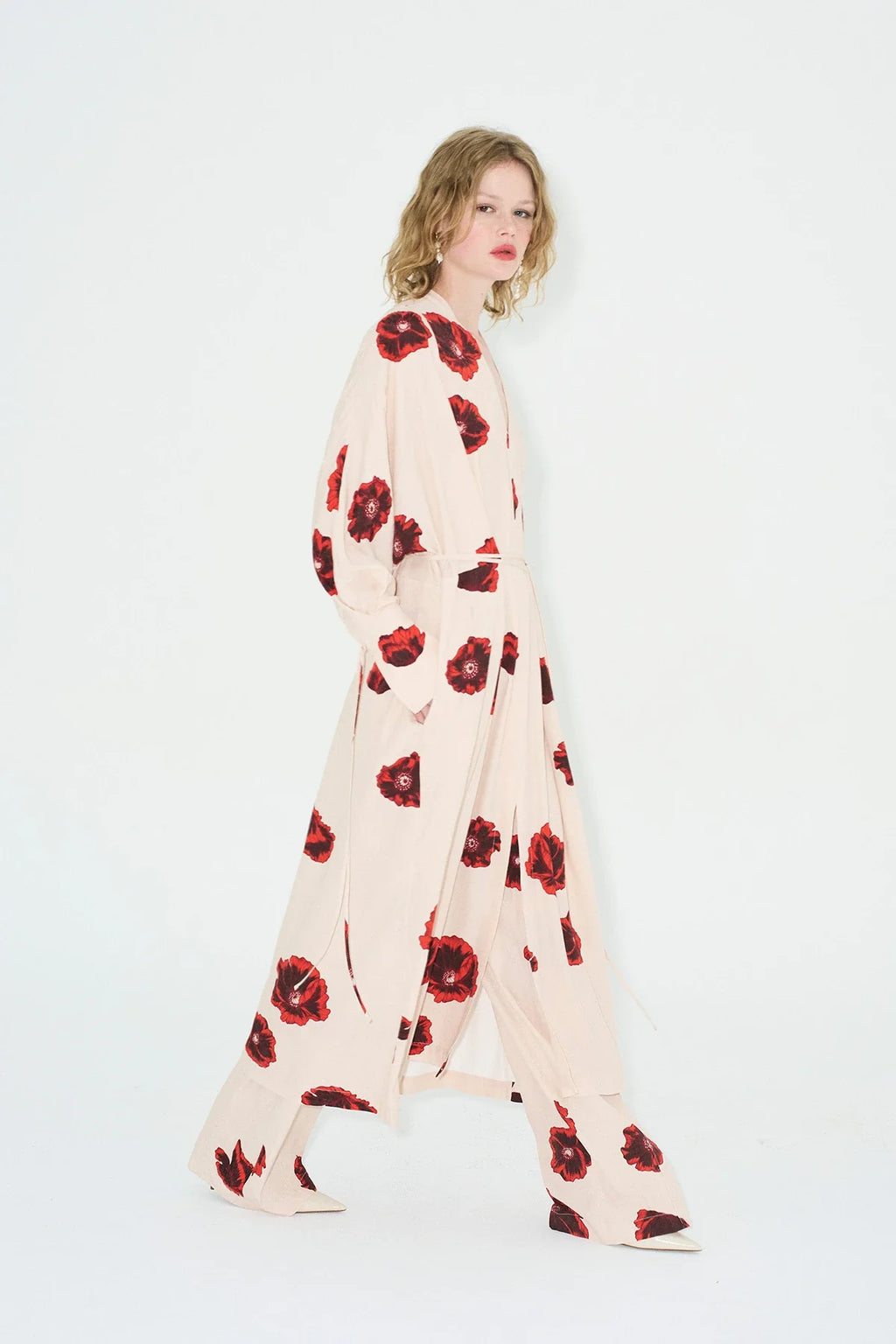 Modern Sahara Print Kimono Dress