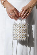 Modern Renate Pearl Bucket Bag