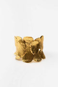 Statement Retro Metal Petal Bracelet