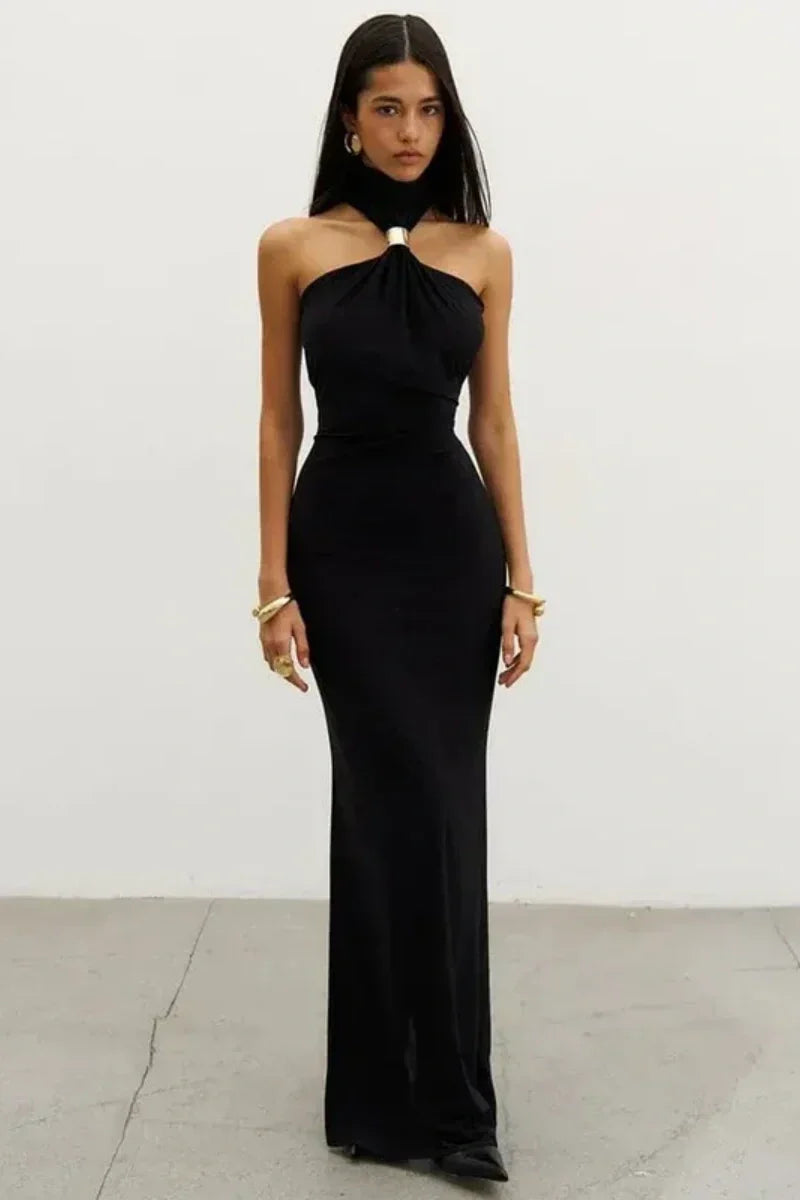 Sexy Off-shoulder Long Evening Maxi-Length Dress