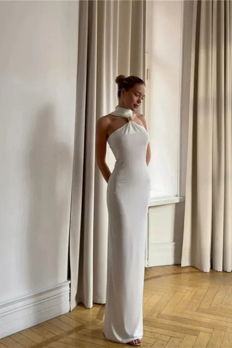 Sexy Off-shoulder Long Evening Maxi-Length Dress