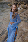 Coordinated Rosalie Crochet Knit Set