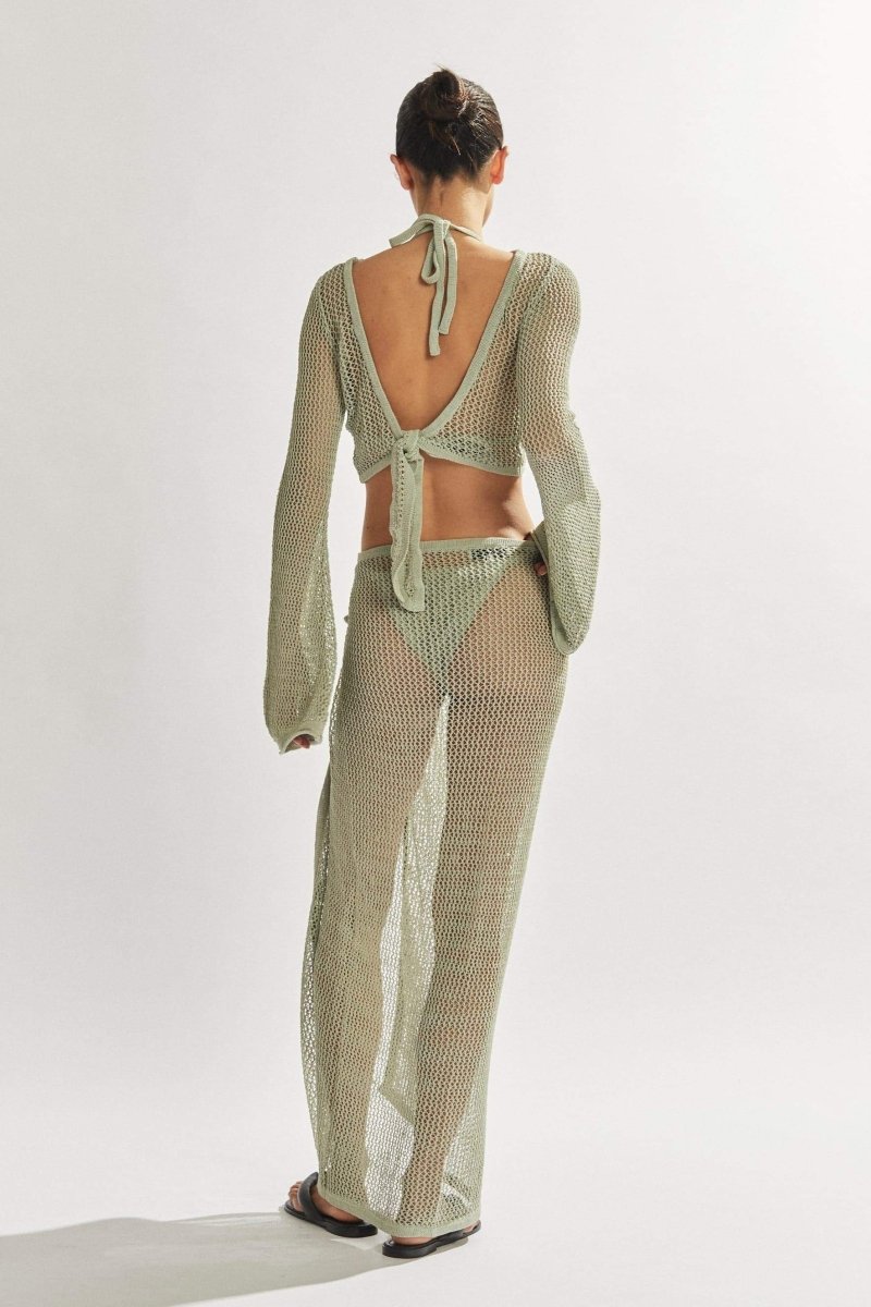 Coordinated Rosalie Crochet Knit Set