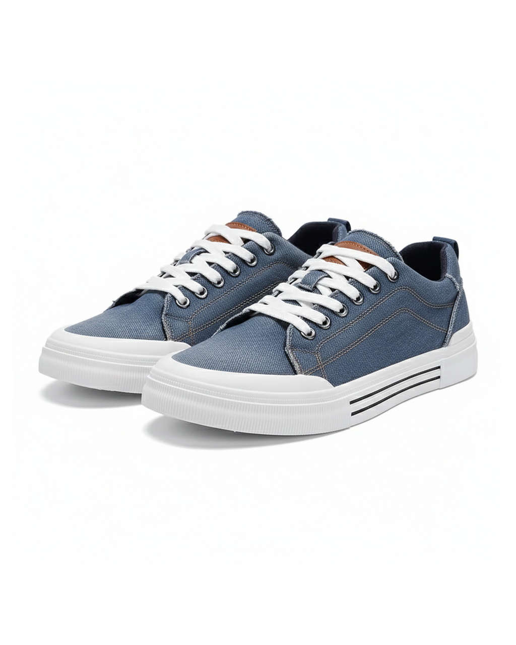 Sneakers with Contrast Stitching