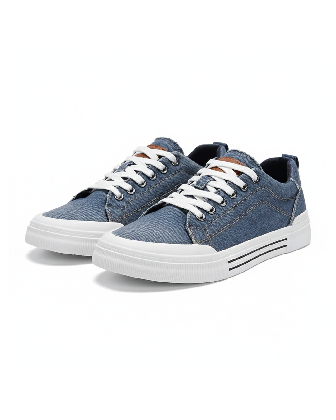 Sneakers with Contrast Stitching