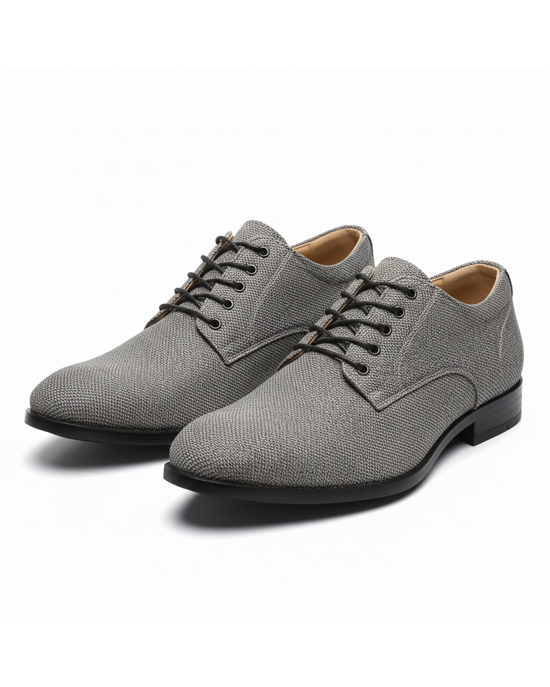 Derby Shoes with Woven Detail