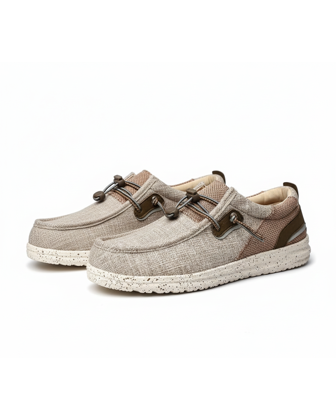 Canvas Slides with Rubber Sole