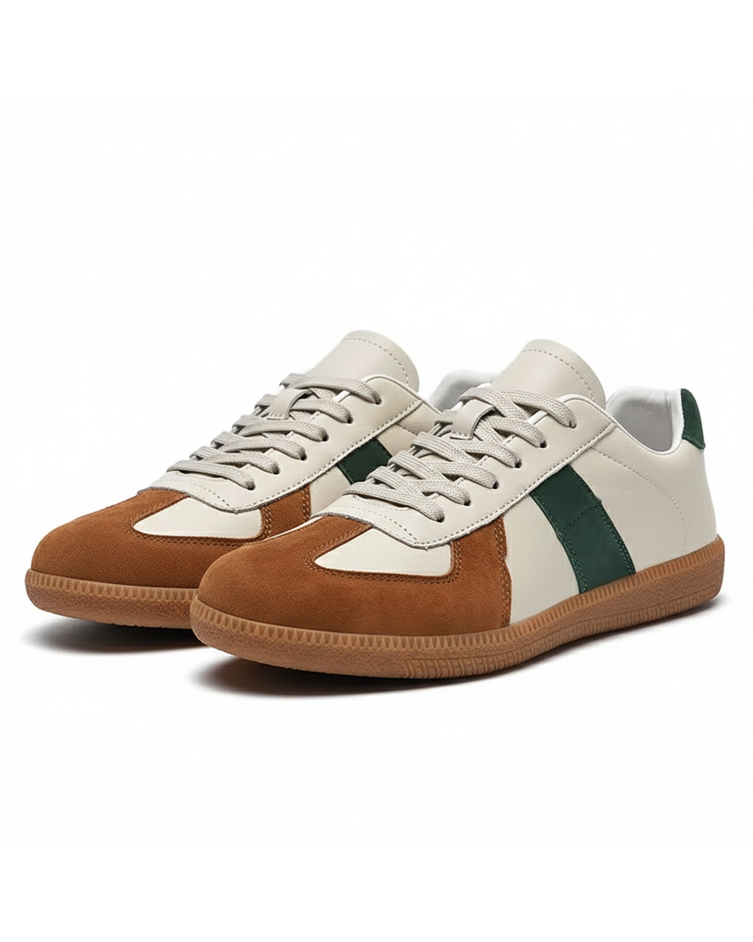 Suede Sneakers with Cushioned Insole