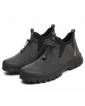 Suede Sneakers with Slip-Resistant Tread
