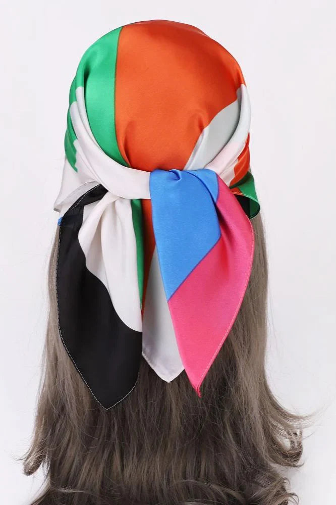 Modern Sandra Abstract Print Headscarf